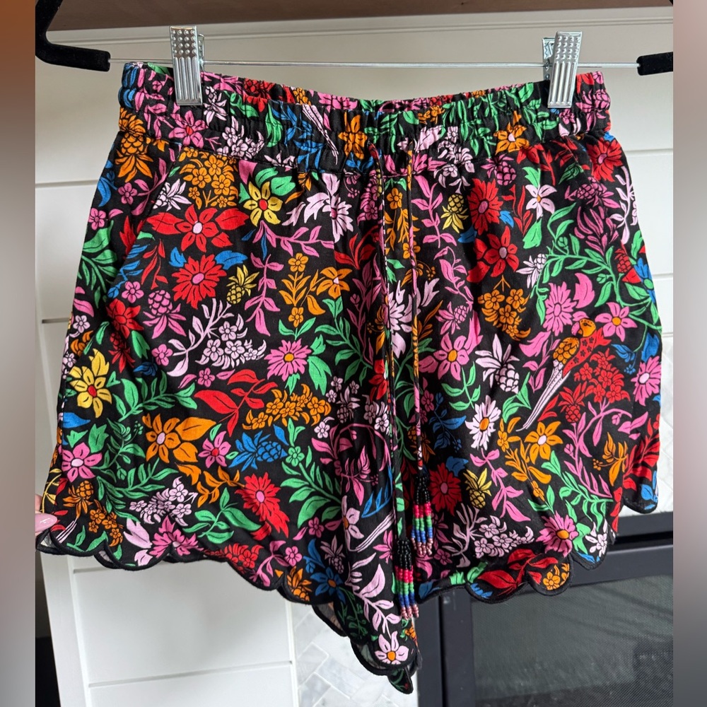 FARM Rio Floral High Waist Shorts - Multicolor